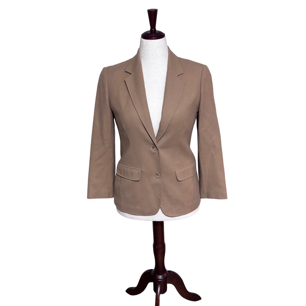 VTG Pendleton 100% Virgin Wool Camel Blazer| Dark Academia|